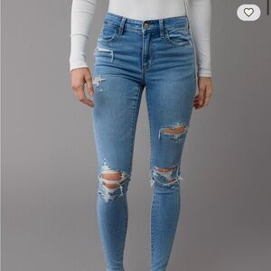 Levi’s Skinny Jeans 720 Distressed Light Blue Jeans
